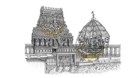 Thiruvarur Thyagaraja Temple - Creating Maya