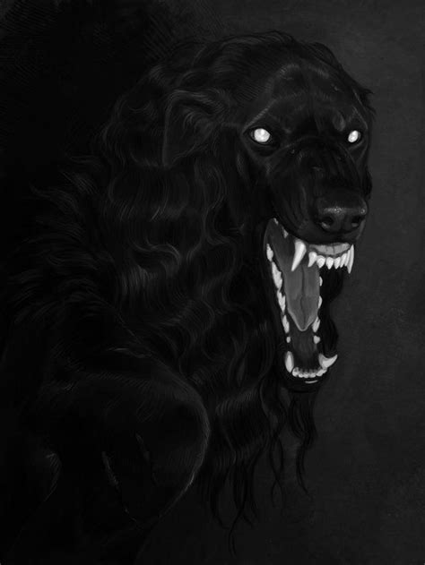 Atenebris's deviantART Gallery | Dog paintings, Dog art, Black dog