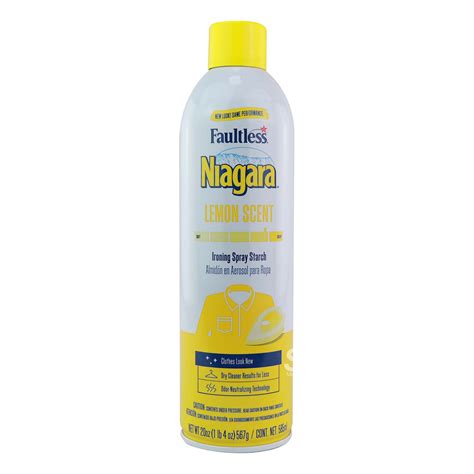 Faultless Niagara Lemon Scent Ironing Spray Starch 585mL