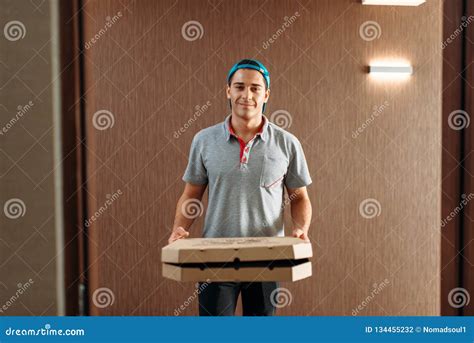 Pizza Delivery Boy, Delivering Service Stock Photo - Image of occupation, home: 134455232