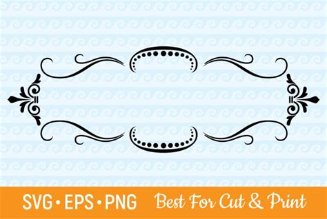 Decorative Frame SVG Border Banner Ribbon Label (518998)