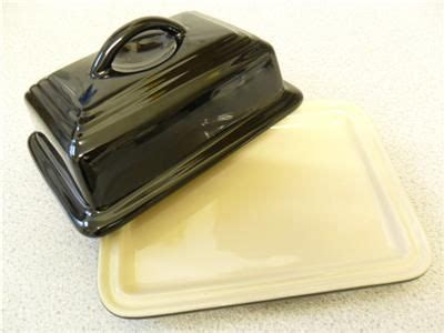 NEW LE CREUSET BUTTER DISH - BLACK | Le creuset butter dish, Butter, Creuset