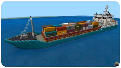 Minecraft: Container Ship Tutorial (Acavus) - YouTube