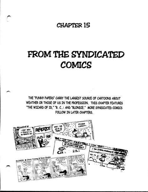 Chapter 15 – From The Syndicated Comics – Bob's Weather or Not