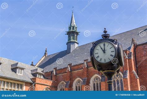 Huntington College Clock Big Wanda Editorial Stock Photo - Image of ...