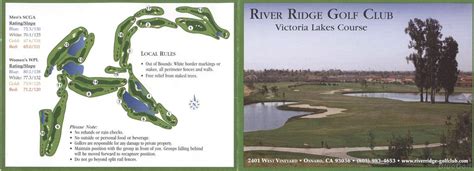 River Ridge - Victoria Lakes, Oxnard, California - Golf course information and reviews.