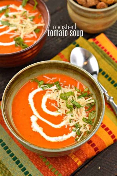 Roasted Tomato Soup - Shugary Sweets