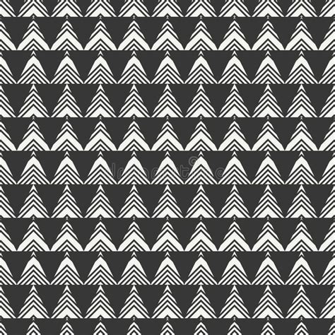 Geometric Line Monochrome Abstract Hipster Seamless Pattern with ...