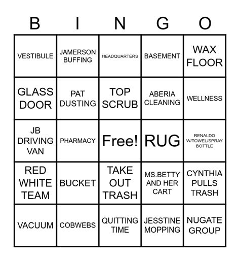 ONE MORE CHANCE Bingo Card