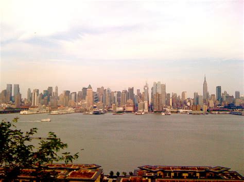 what pops saw today: Manhattan skyline from Weehawken, NJ