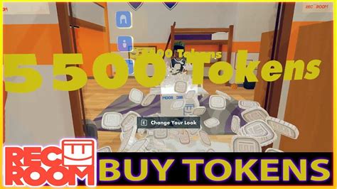 How to buy tokens in Rec Rooom - YouTube