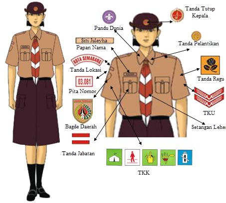 Pakaian Seragam Penggalang Putri | Pramuka | Kumpulan Soal Ujian Terbaru