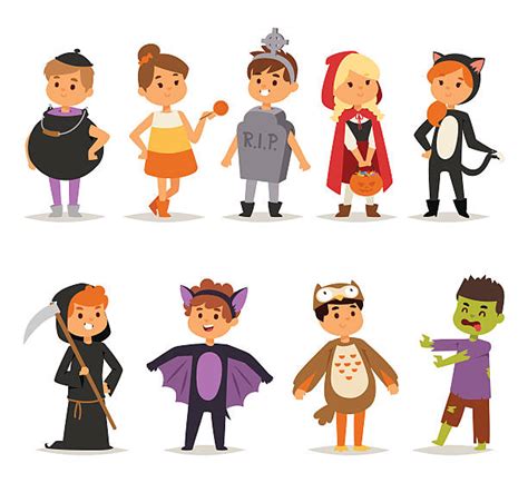 Halloween Costumes Clip Art Free Printable