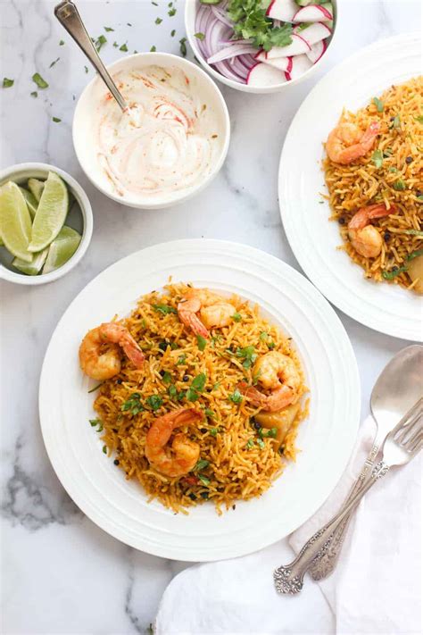 Instant Pot Shrimp Biryani - Ministry of Curry