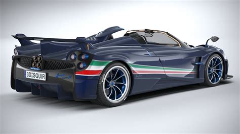 Pagani Huayra Tricolore 2021 - 3D Model by SQUIR