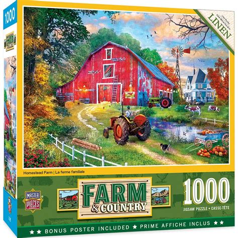 MasterPieces Farm & Country Collection - Homestead Farm 1000 Pieces ...