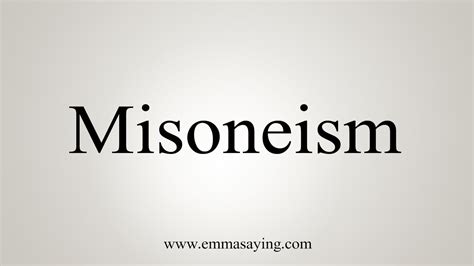 How To Say Misoneism - YouTube