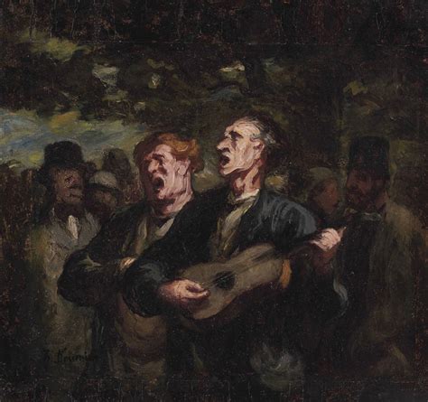 Honoré Daumier (Marseille 1808-1879 Valmondois) | Chanteurs ambulants ('Buskers') | 19th Century ...