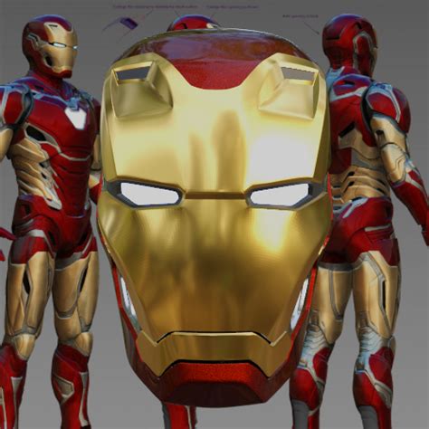 Mark 80 Iron man Avengers Campus Inspired Helmet von Budwin | Kostenloses STL-Modell ...
