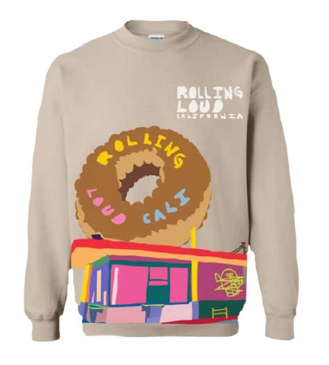 Rolling Loud Merch Donut Shop Vintage Crewneck | WHAT’S ON THE STAR?