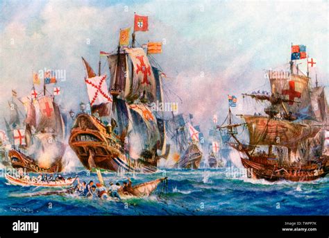 Spanish armada ship fire hi-res stock photography and images - Alamy