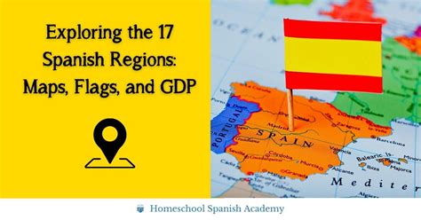 Exploring the 17 Spanish Regions: Maps, Flags, and GDP