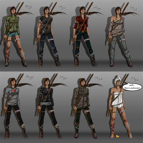 Lara Croft | Alternate Outfits by UltimateTattts on DeviantArt