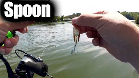 Easy Fishing Lures for Beginners - Fishing With a Spoon For Bass! - YouTube