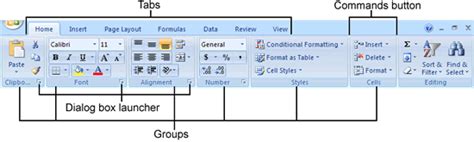 Getting to Know Ribbon - MS-Excel Tutorial