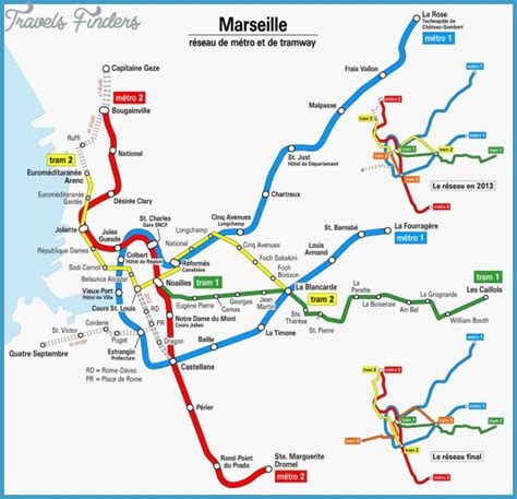 Tunisia Metro Map - TravelsFinders.Com