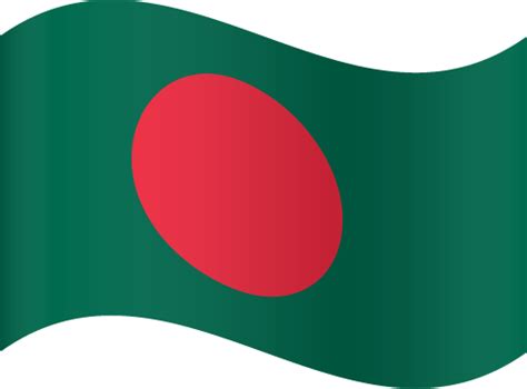 Printable Country Flag of Bangladesh - Waving | Vector Country Flags of ...