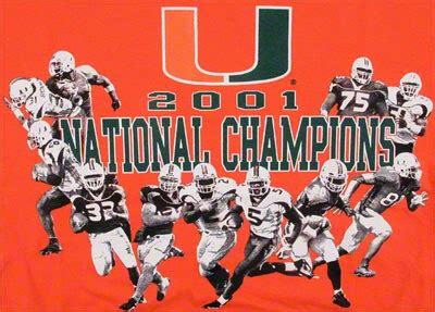 Suite Sports: How Absurd Were the 2001 Miami Hurricanes? Could an NFL ...