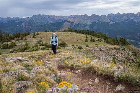 Lizard Head Trail Hiker | Lizard Head Wilderness, Colorado | Mountain Photography by Jack Brauer