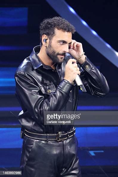 Marco Mengoni attends the 73rd Sanremo Music Festival 2023 at Teatro ...