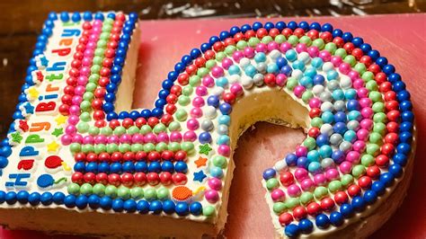 How to Make Number 5 Birthday Cake | ASMR Video - YouTube