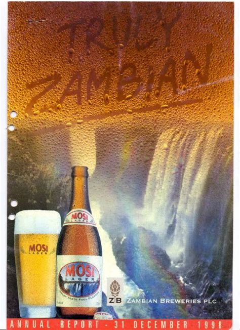 Zambian Breweries Plc 1998 Annual Report