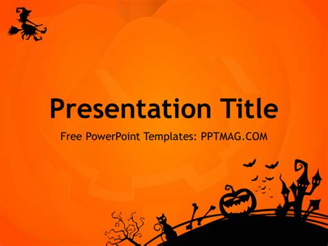 Free Halloween PowerPoint Template - PPTMAG