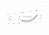 Huntsman Knife Sketch Coloring Page sketch template