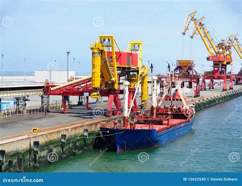 Ship in the port of Calais stock photo. Image of blue - 15625540