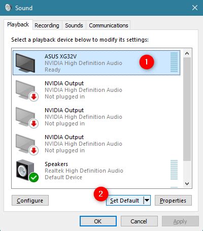 How to change default sound devices in Windows 10 (playback and recording)