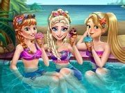 Disney Princess Pool PartyJuegos Frozen