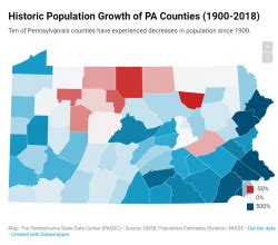 A century of population growth in Pa. explained by one map | The Numbers Racket • Pennsylvania ...