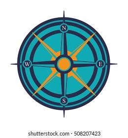 Compass Rose Design Stock Vector (Royalty Free) 508207423 | Shutterstock
