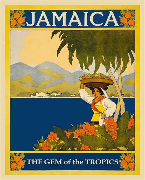 Jamaica Travel Poster Free Stock Photo - Public Domain Pictures