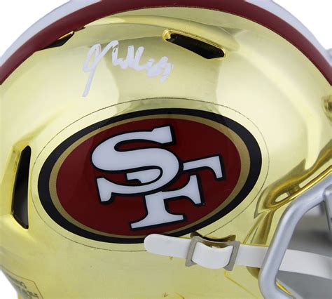 George Kittle Signed 49ers Chrome Mini Speed Helmet (Radtke COA ...