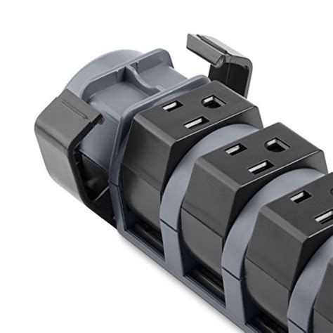 Belkin 8-Outlet Pivot-Plug Power Strip Surge Protector With 6ft Cord ...