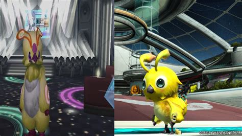 Rappy suit design difference in psu vs pso2 : r/PSO2