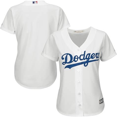 Los Angeles Dodgers Majestic Women's Cool Base Jersey - White