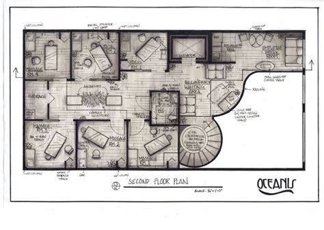 Day Spa Project - This was my first design studio project in school--a day spa which we were ...