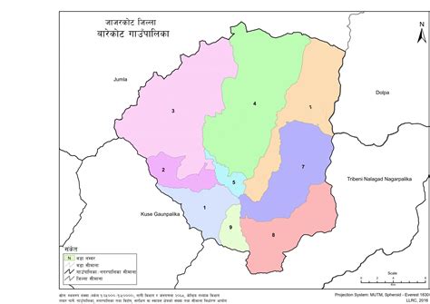 Map of Barekot Rural Municipality, Jajarkot, Nepal – Nepal Archives